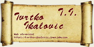 Tvrtko Ikalović vizit kartica